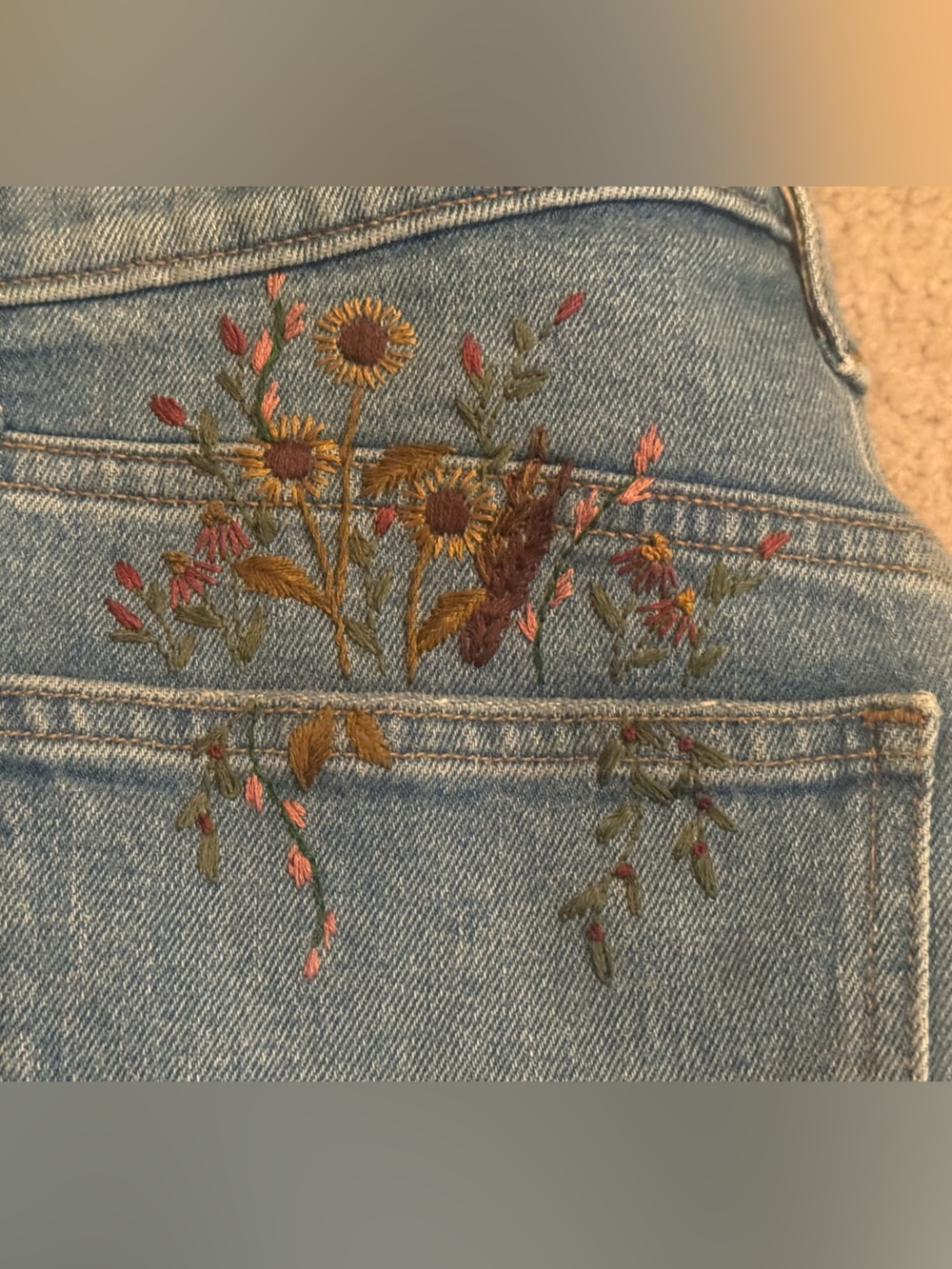 Custom Embroidered Mom Shorts - Picture 3 of 4